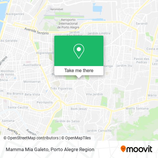 Mamma Mia Galeto map