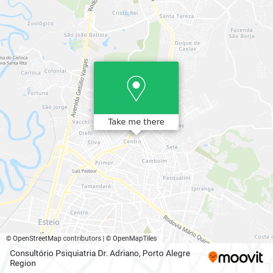 Consultório Psiquiatria Dr. Adriano map