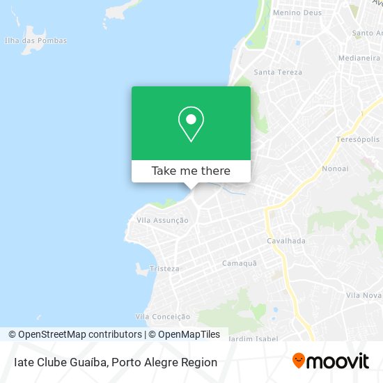 Iate Clube Guaíba map