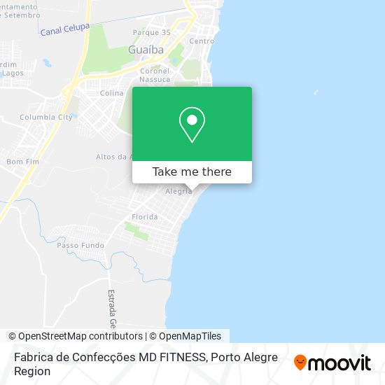 Mapa Fabrica de Confecções MD FITNESS