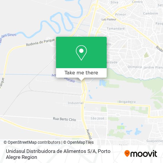 Unidasul Distribuidora de Alimentos S / A map