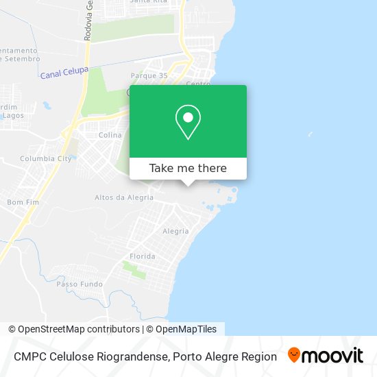 CMPC Celulose Riograndense map