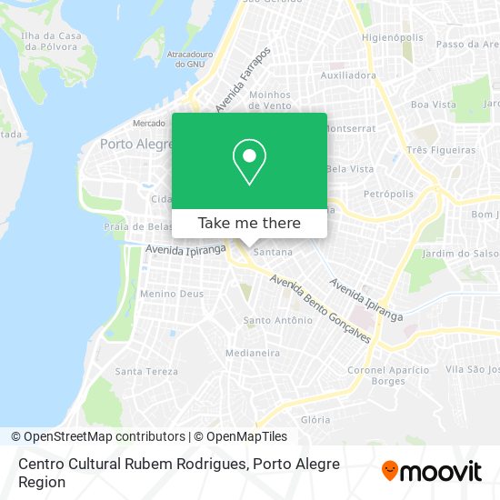 Mapa Centro Cultural Rubem Rodrigues