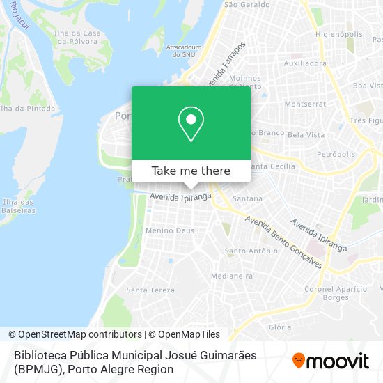 Biblioteca Pública Municipal Josué Guimarães (BPMJG) map