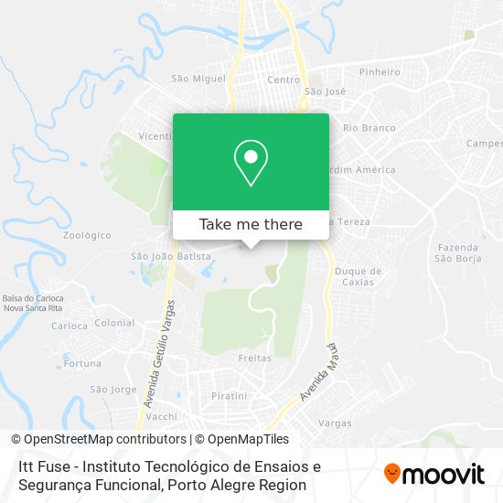 Itt Fuse - Instituto Tecnológico de Ensaios e Segurança Funcional map