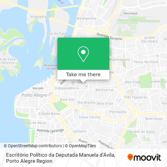 Escritório Político da Deputada Manuela d'Ávila map
