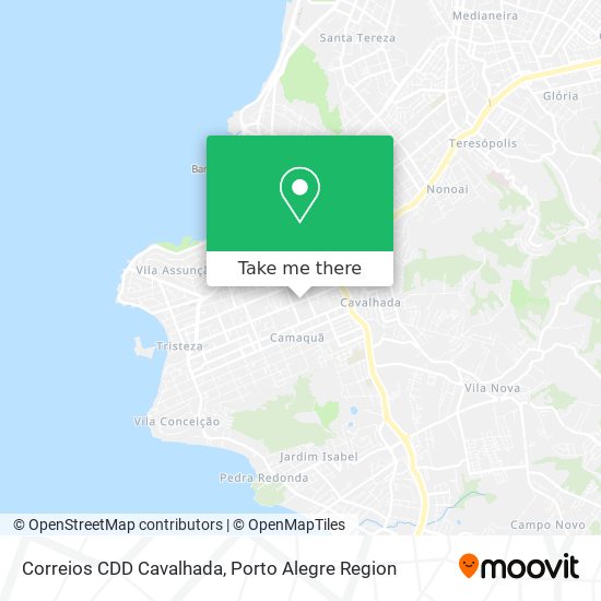 Mapa Correios CDD Cavalhada