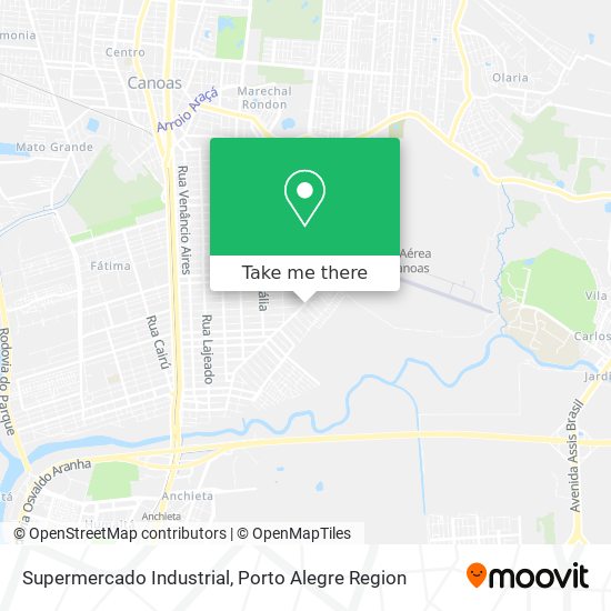 Supermercado Industrial map