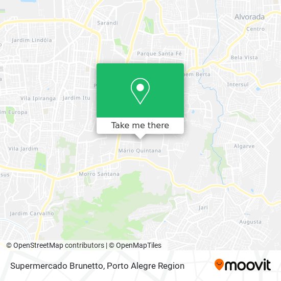Mapa Supermercado Brunetto