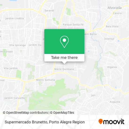 Supermercado Brunetto map