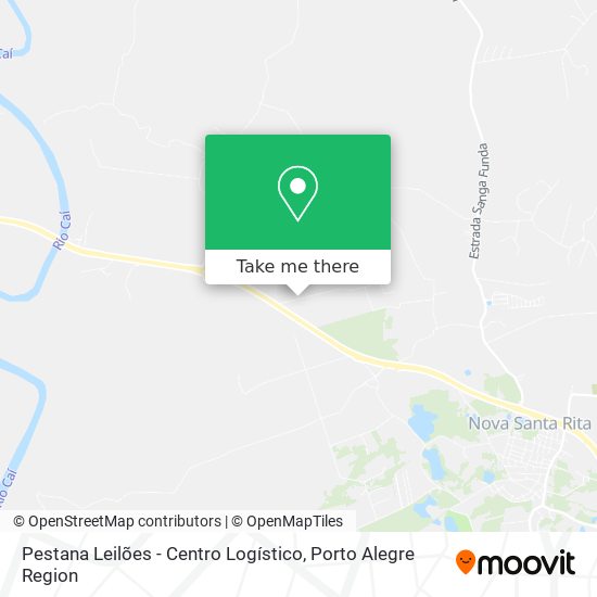 Mapa Pestana Leilões - Centro Logístico