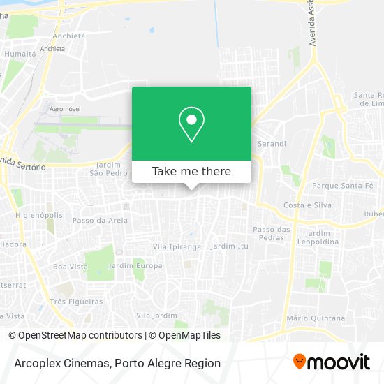 Arcoplex Cinemas map