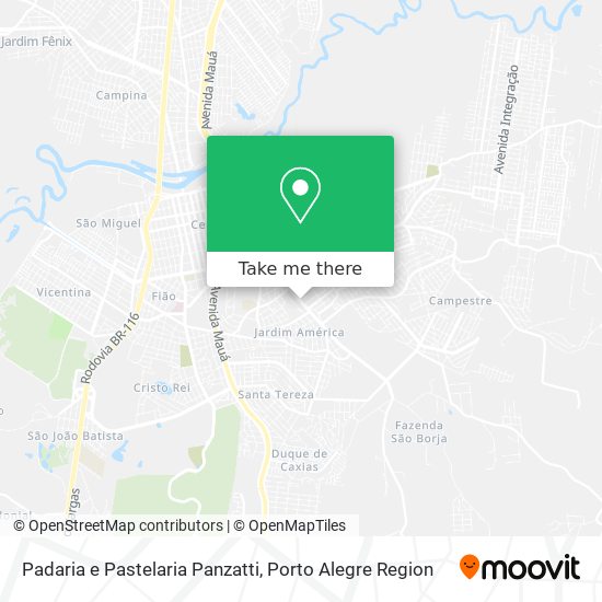 Padaria e Pastelaria Panzatti map