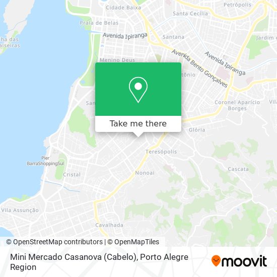 Mapa Mini Mercado Casanova (Cabelo)