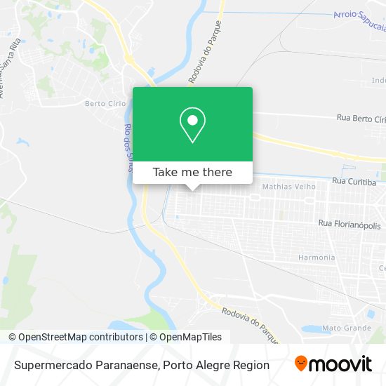 Supermercado Paranaense map