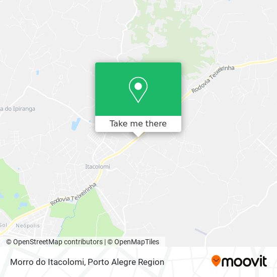 Morro do Itacolomi map