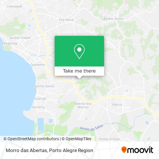 Morro das Abertas map