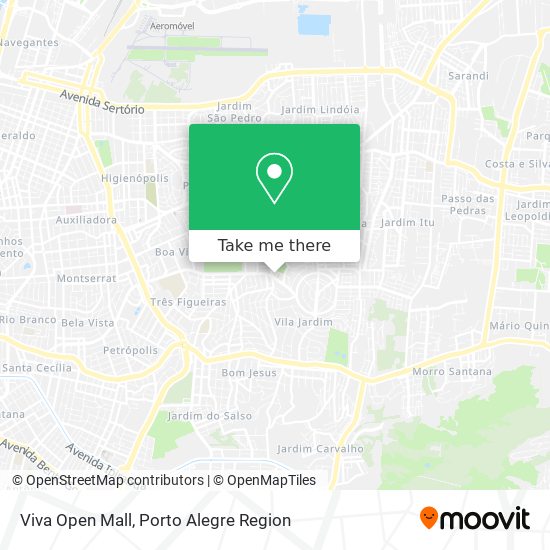 Viva Open Mall map