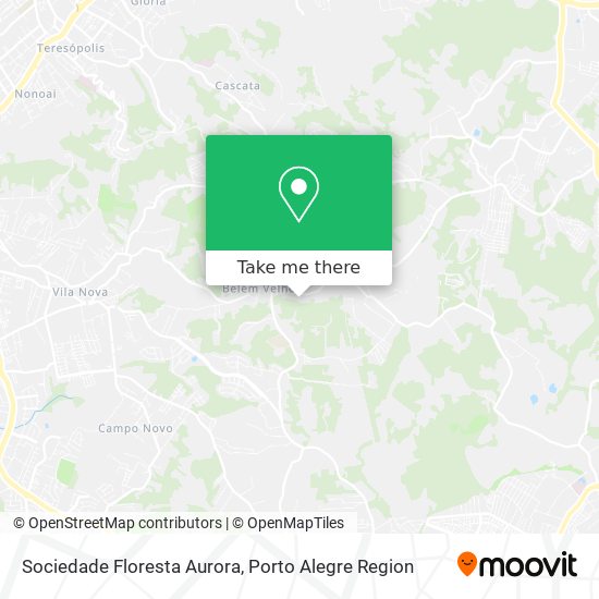 Mapa Sociedade Floresta Aurora