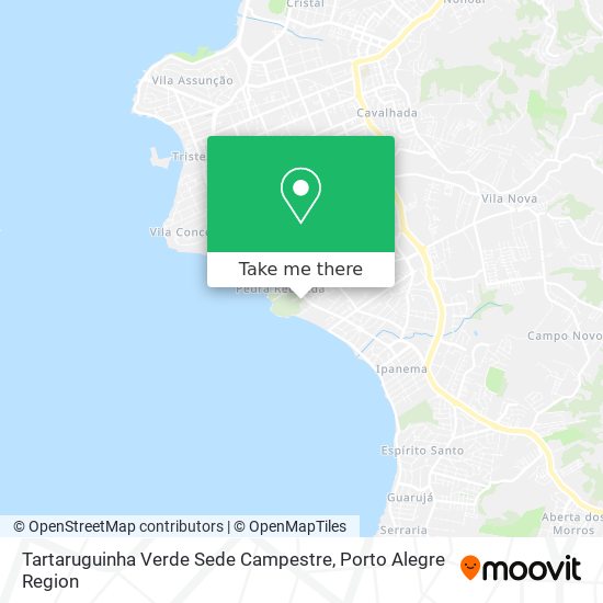 Tartaruguinha Verde Sede Campestre map