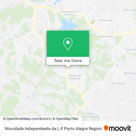 Mocidade Independente da L.P map