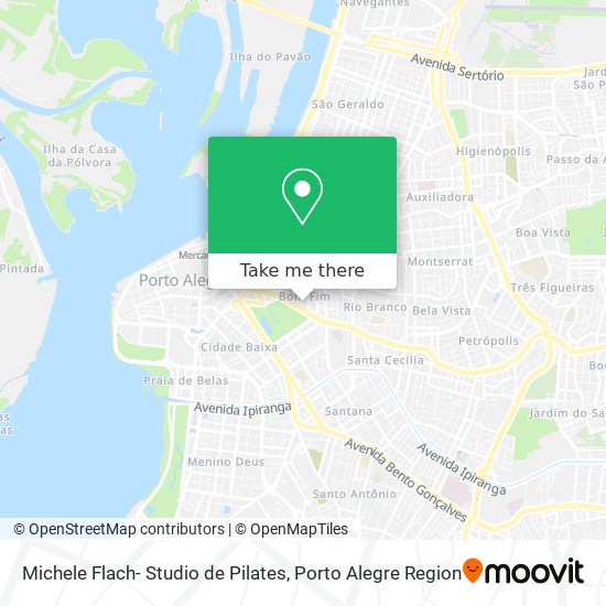 Michele Flach- Studio de Pilates map