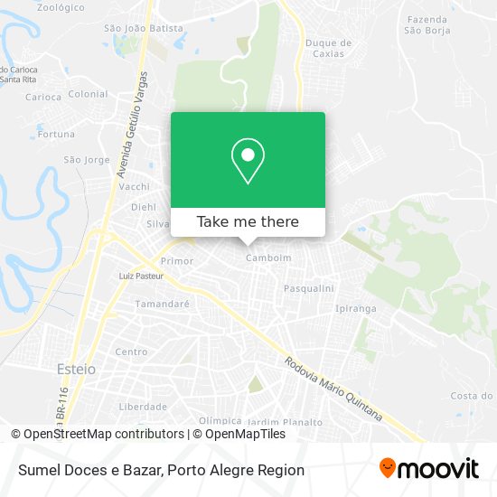 Sumel Doces e Bazar map