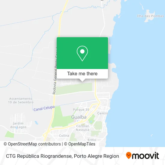 CTG República Riograndense map