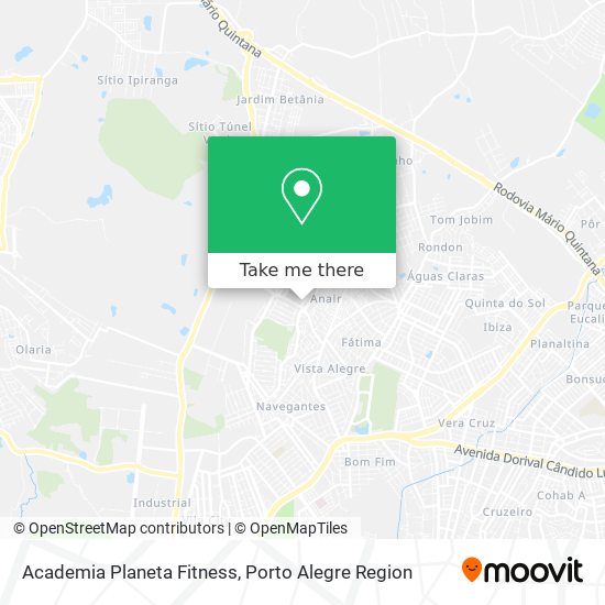 Academia Planeta Fitness map