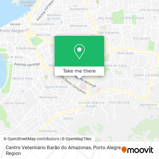 Centro Veterinário Barão do Amazonas map