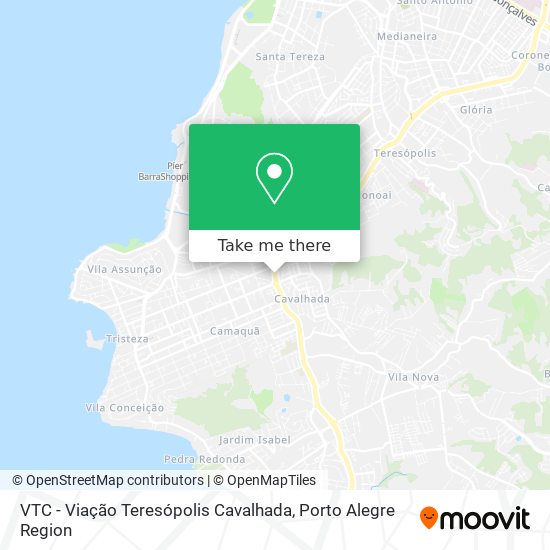 Mapa VTC - Viação Teresópolis Cavalhada