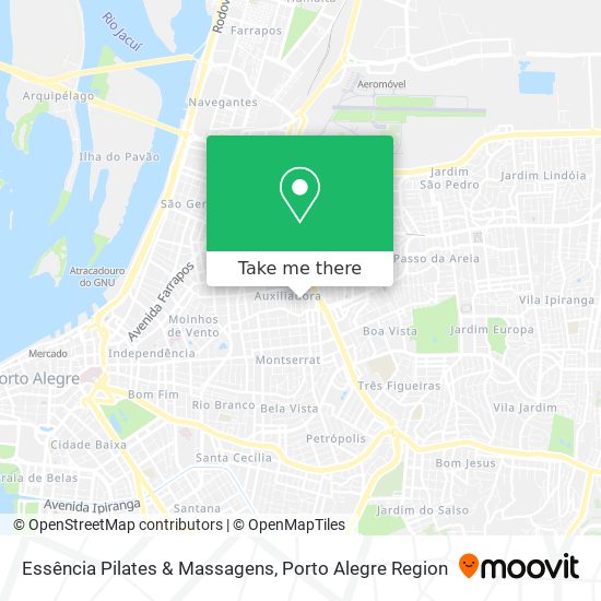 Mapa Essência Pilates & Massagens