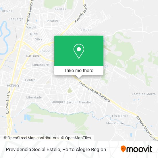 Previdencia Social Esteio map