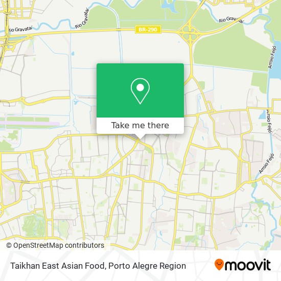 Taikhan East Asian Food map