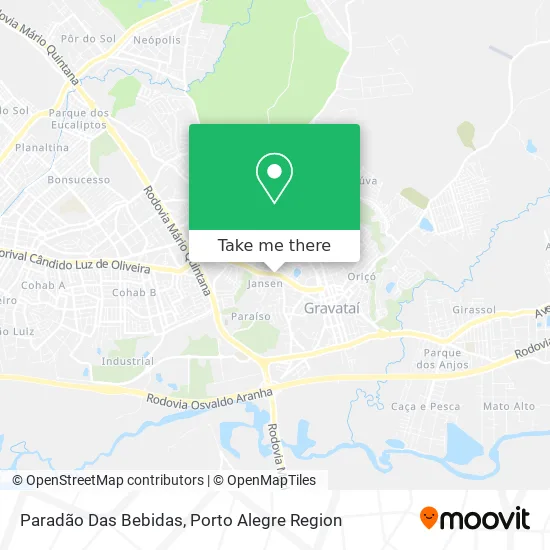 Paradão Das Bebidas map