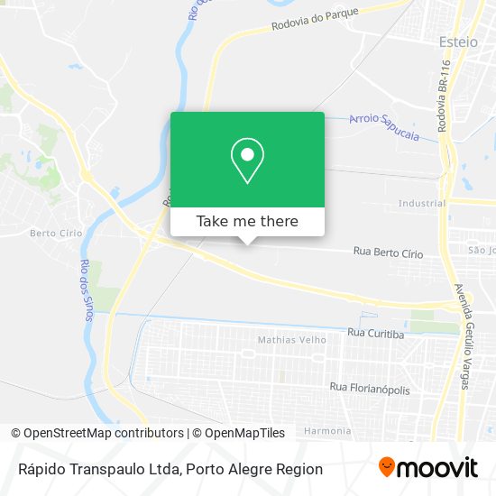 Rápido Transpaulo Ltda map