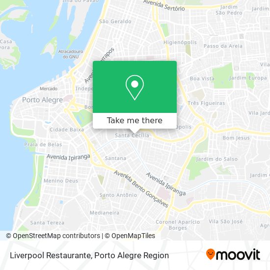 Liverpool Restaurante map