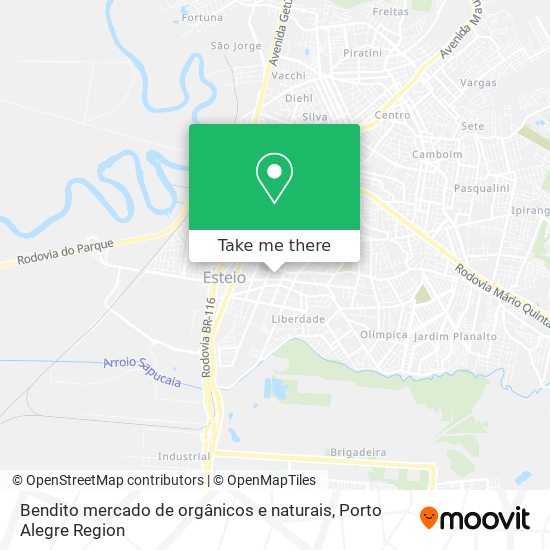 Bendito mercado de orgânicos e naturais map