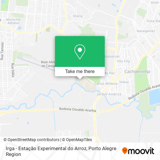 Irga - Estação Experimental do Arroz map