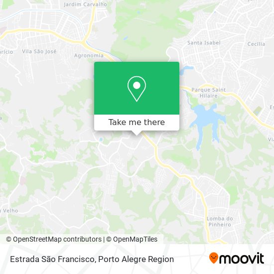 Estrada São Francisco map