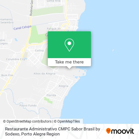 Restaurante Administrativo CMPC Sabor Brasil by Sodexo map