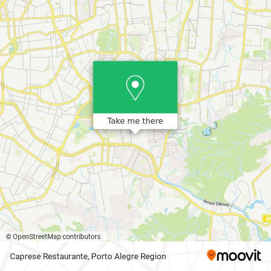 Mapa Caprese Restaurante