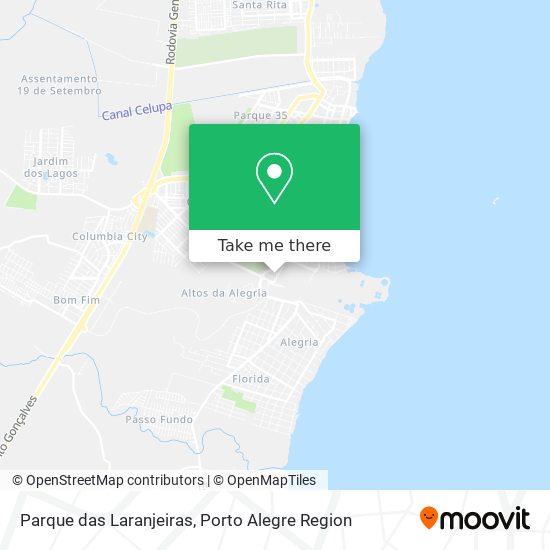 Parque das Laranjeiras map