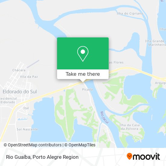 Rio Guaíba map
