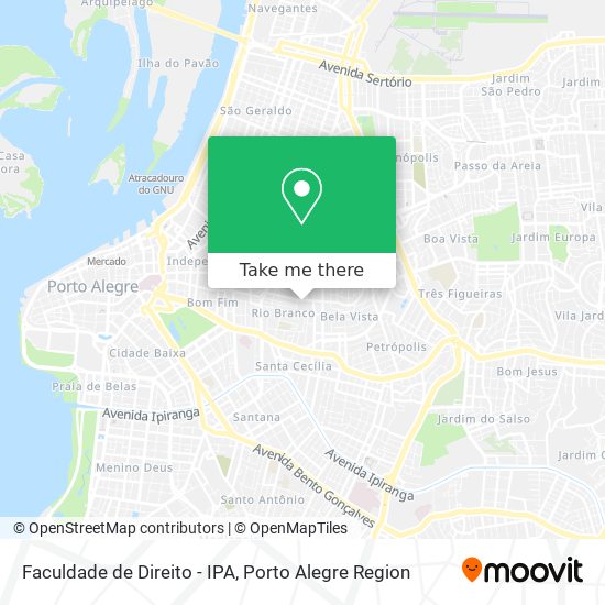 Mapa Faculdade de Direito - IPA