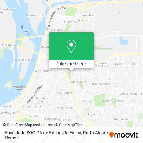 Faculdade SOGIPA de Educação Física map