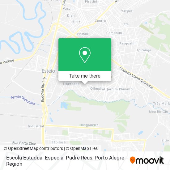 Escola Estadual Especial Padre Réus map