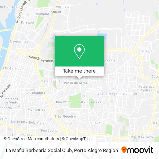 La Mafia Barbearia Social Club map