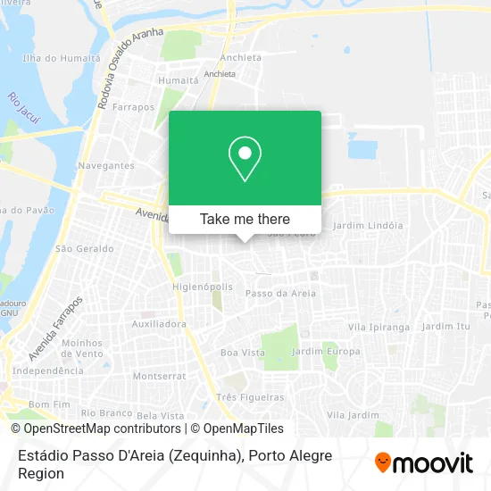 Mapa Estádio Passo D'Areia (Zequinha)