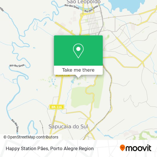 Happy Station Pães map